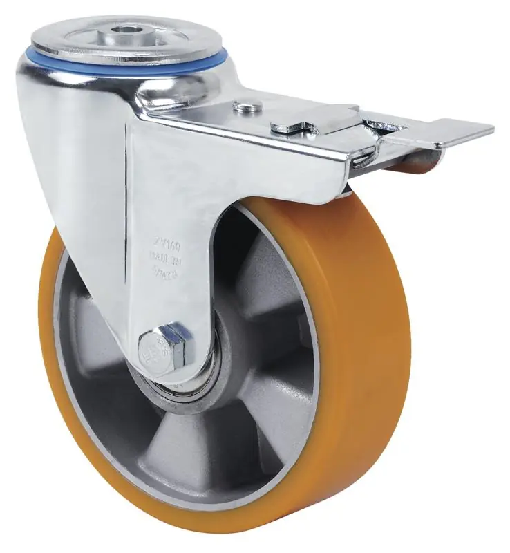 ZV-AUB 2-2543 Průmyslové kolečko - otočné s brzdou Finální Výprodej